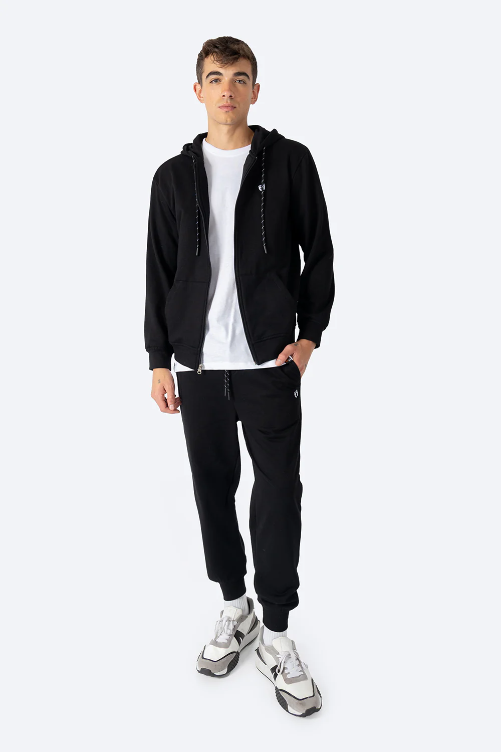 Sudadera abierta negra - Imagen 5