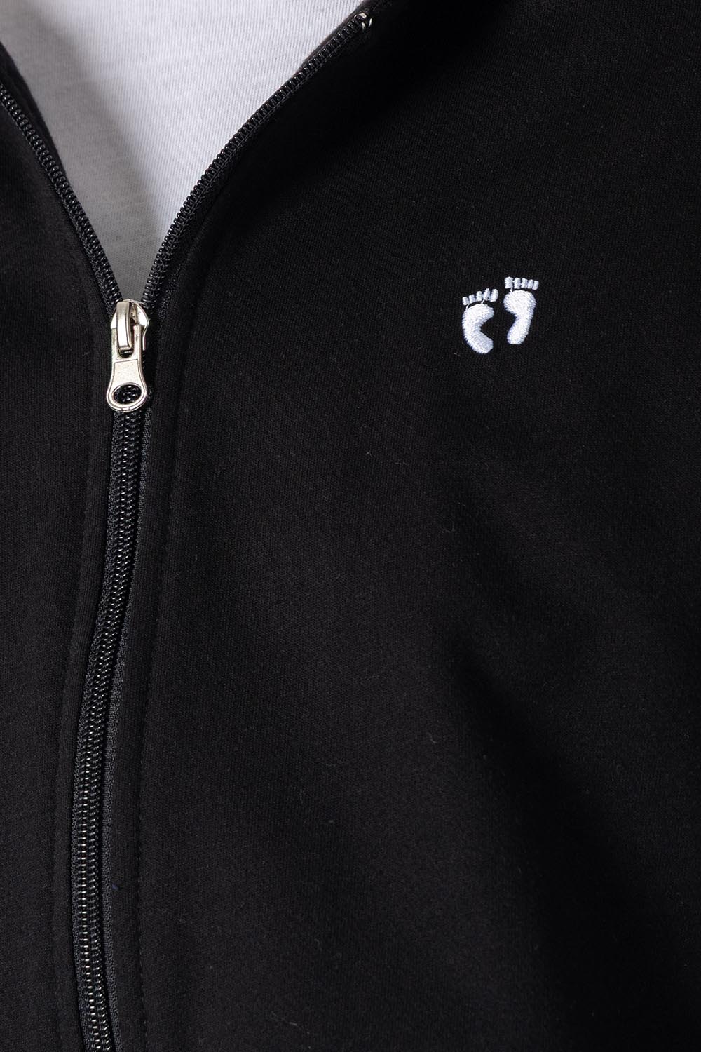 Sudadera abierta negra - Imagen 2