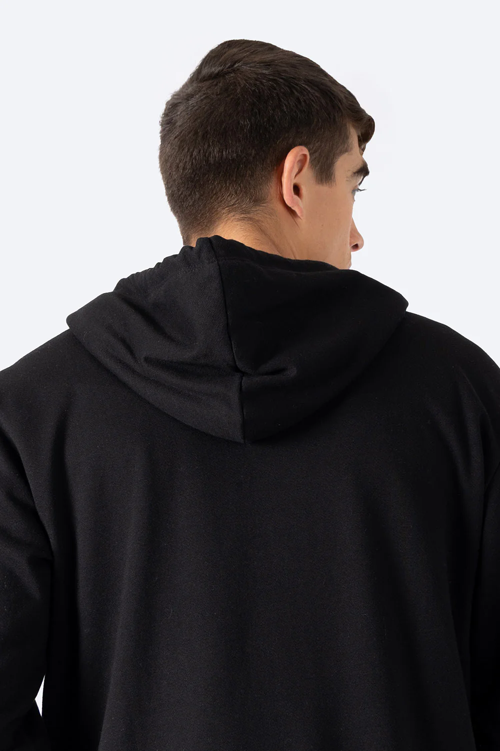 Sudadera abierta negra - Imagen 3