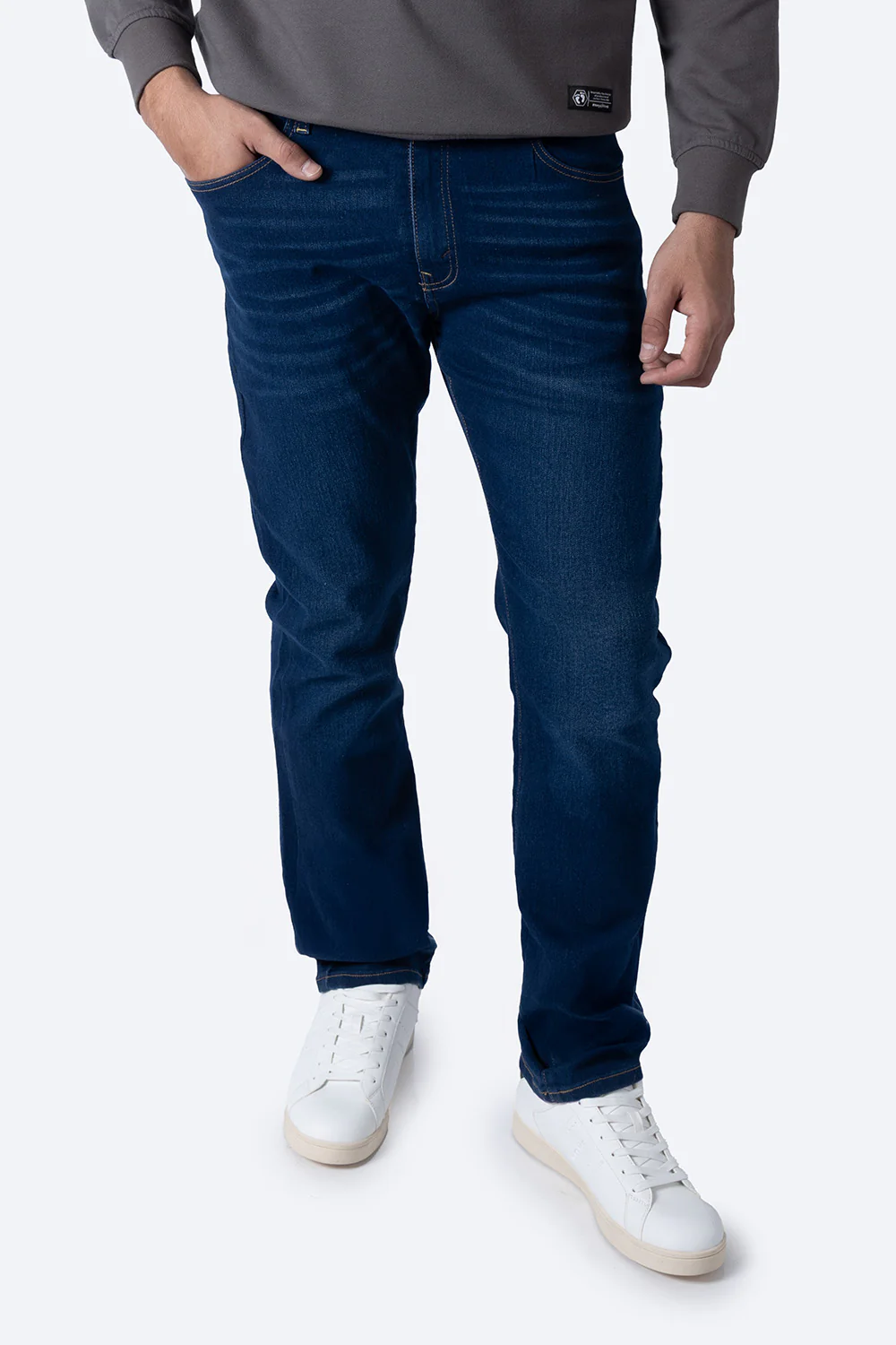Jeans straight azul