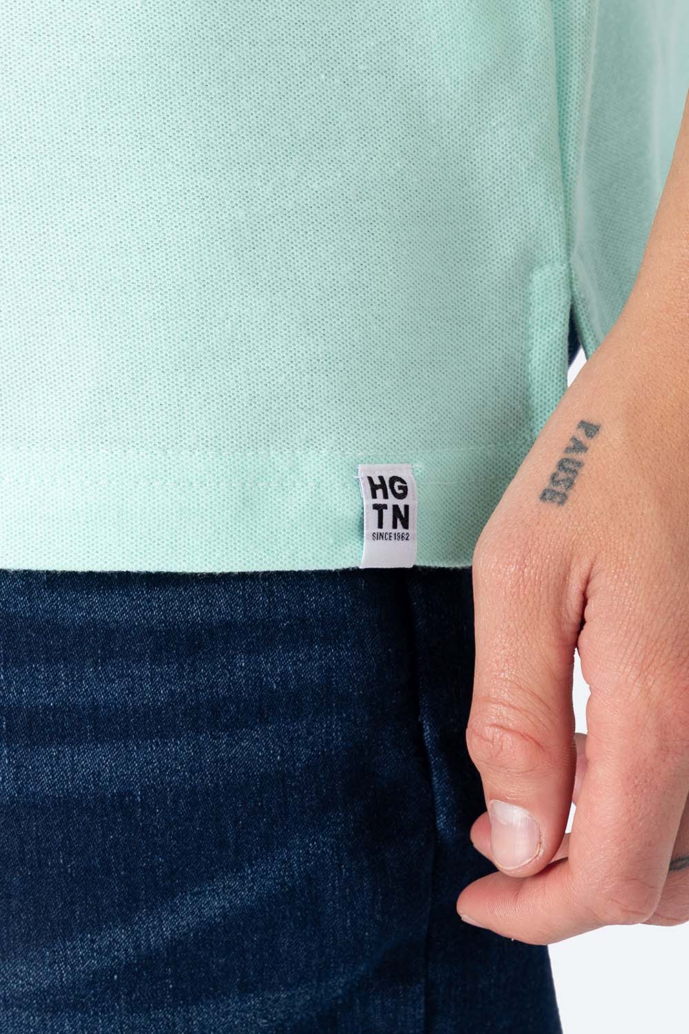 Polo piqué aqua new - Imagen 4