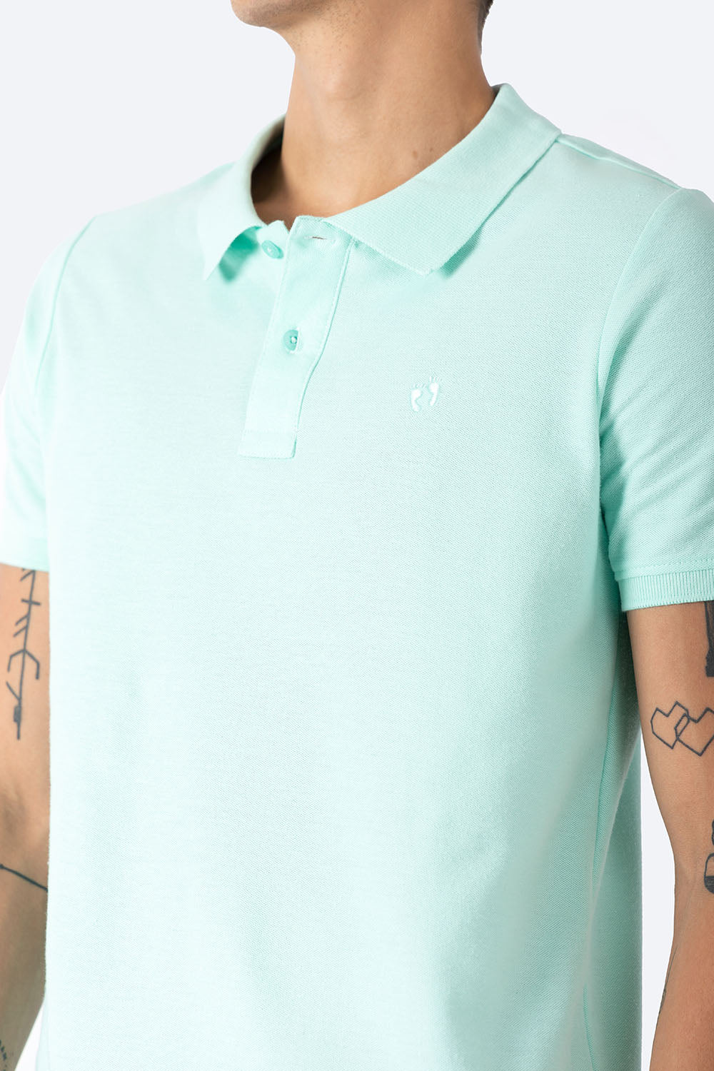 Polo piqué aqua new - Imagen 3