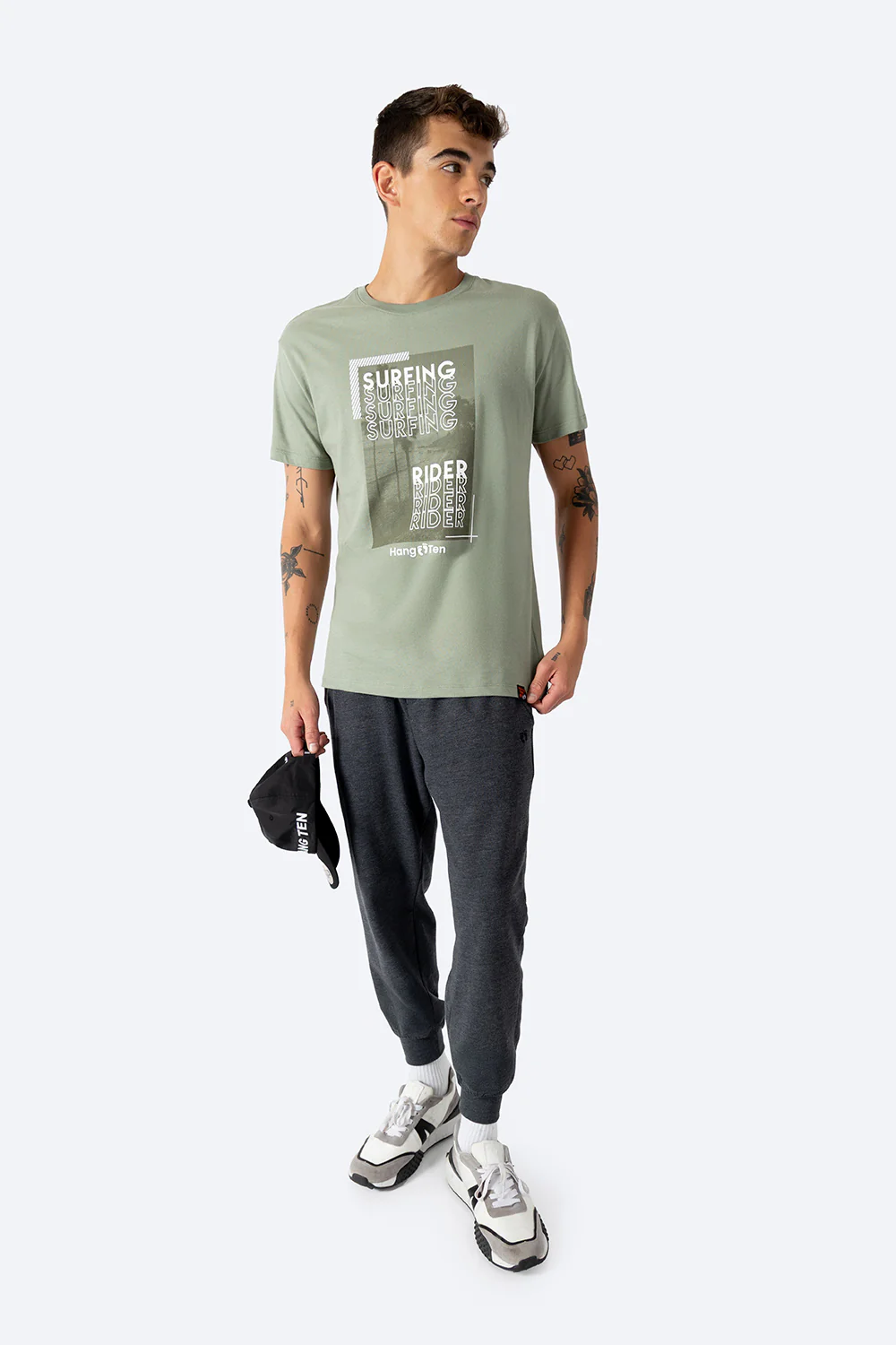 Playera verde claro SURFING - Imagen 5