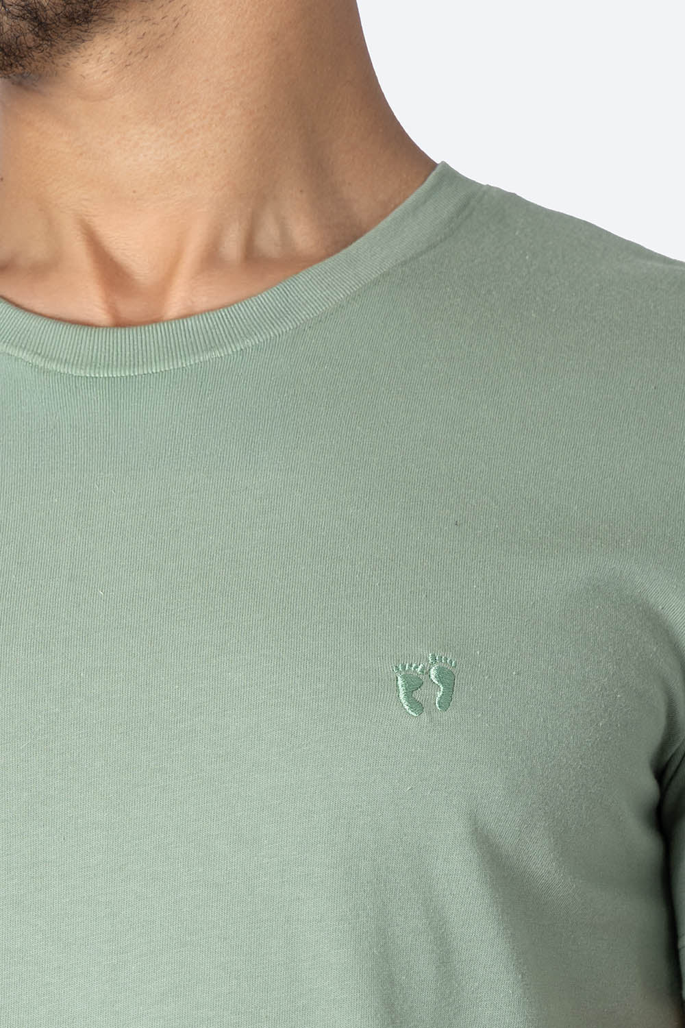 Básica verde cuello redondo - Imagen 3