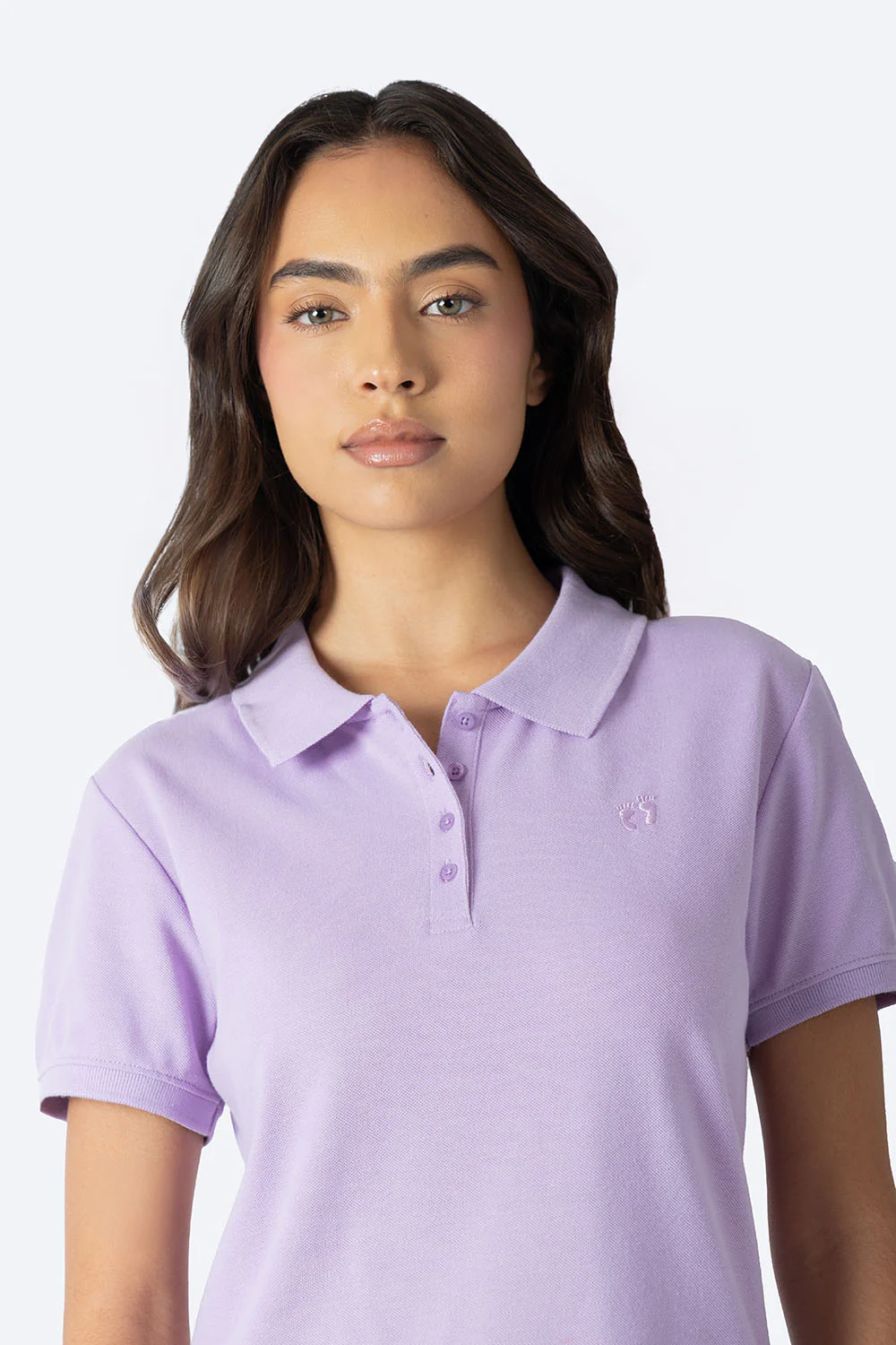 Polo piqué new lila - Imagen 3