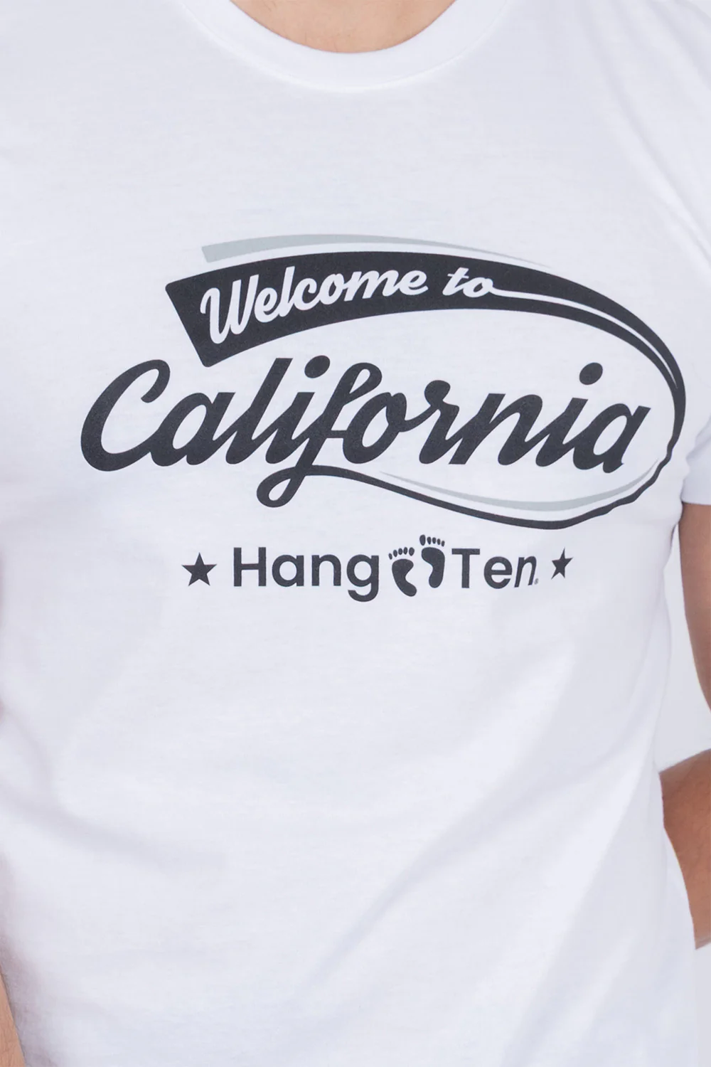 T-shirt blanca "Welcome California" - Imagen 4
