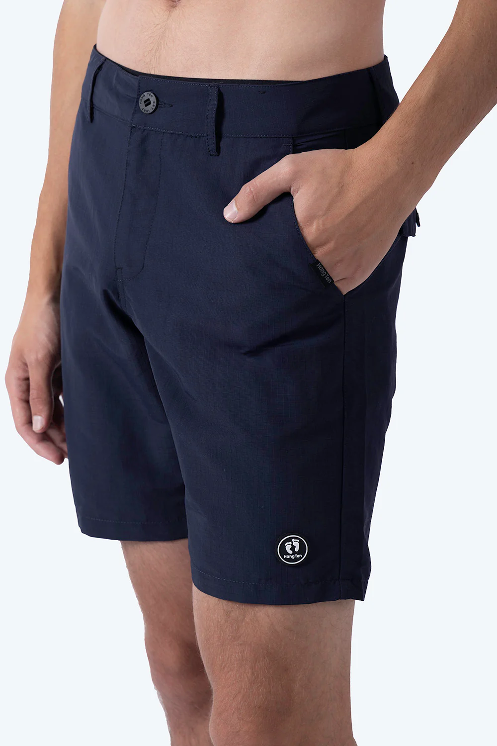 Traje de baño hibrido color azul marino