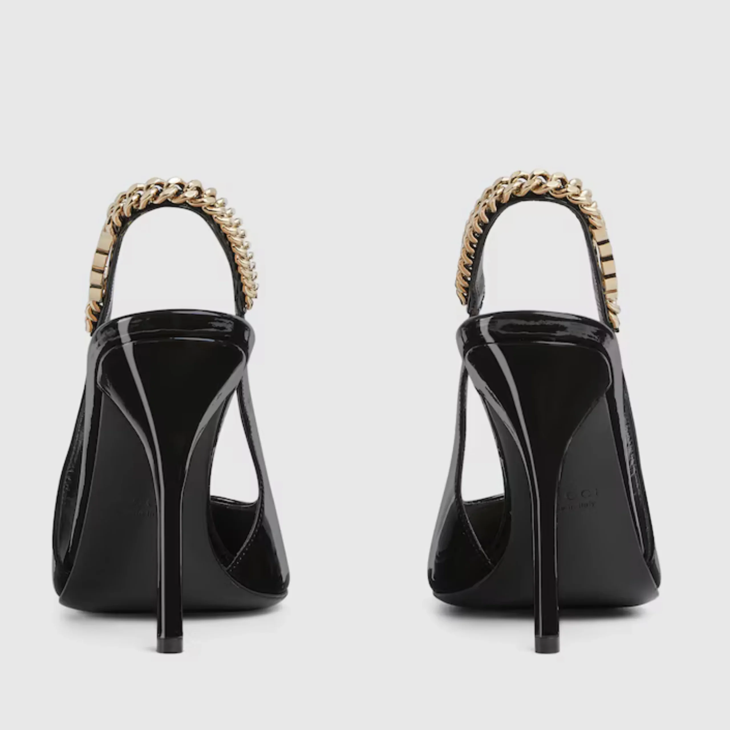 Zapato de salón Gucci Signoria con talón descubierto - Imagen 4