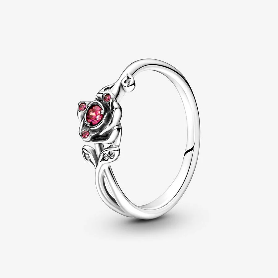 Anillo Rosa de la Bella y la Bestia de Disney