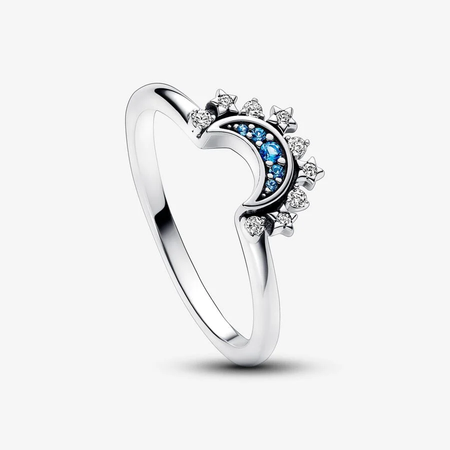 Anillo Luna Celestial Azul - Imagen 4