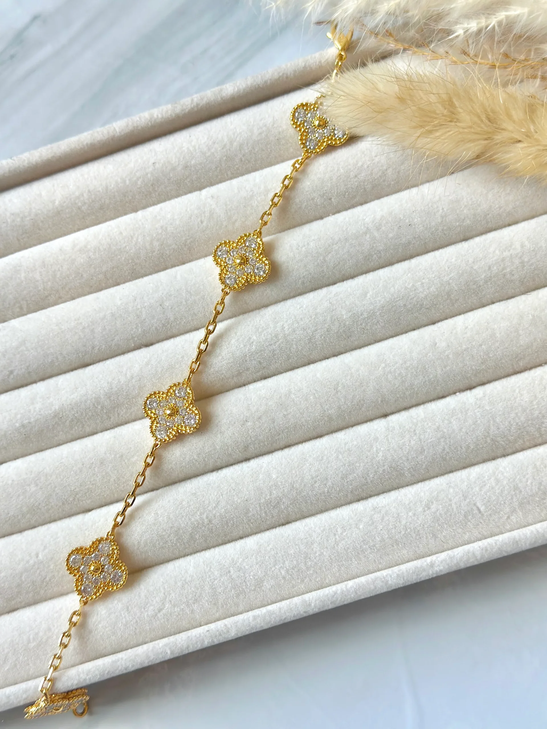 Pulsera Van Cleef Alhambra vintage 5 Tréboles - Imagen 3