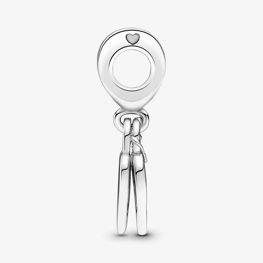 Charm Colgante Candado Corazón y Flor - Imagen 5