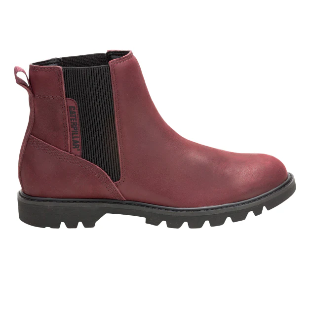 Botas Colorado Chelsea para mujer color vino