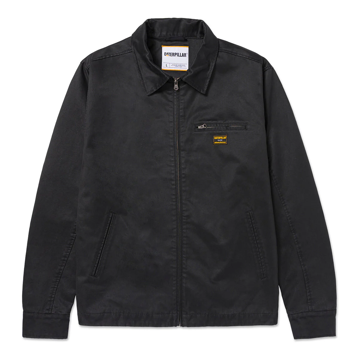Jacket Waxed Chore para hombre color negro