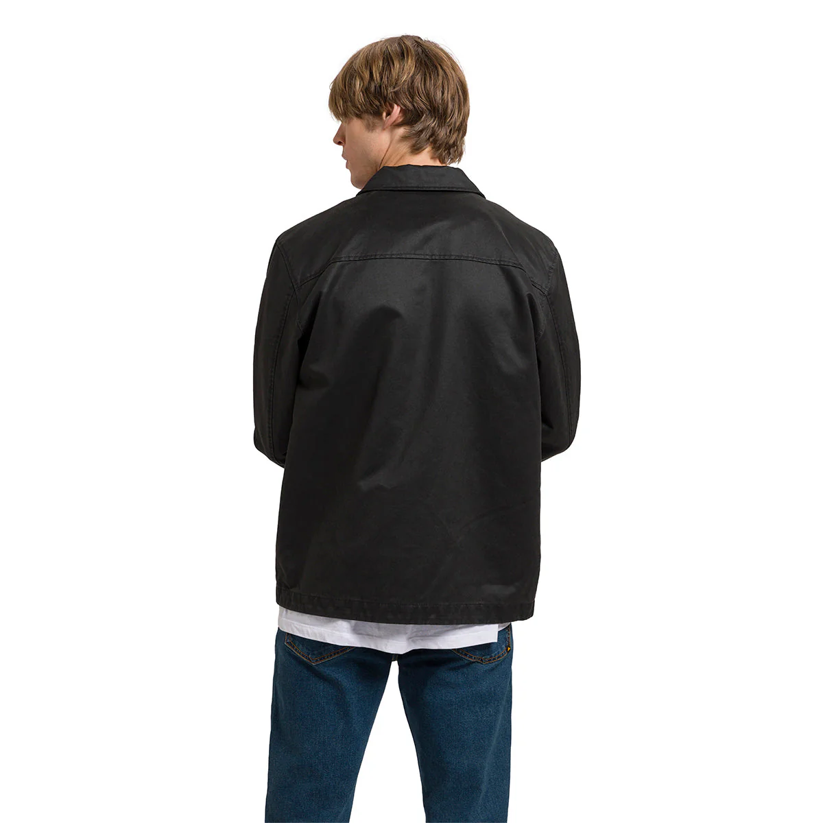 Jacket Waxed Chore para hombre color negro - Imagen 5