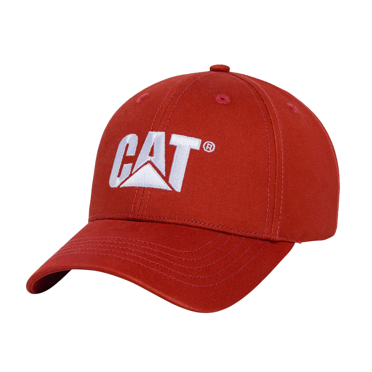 Gorra Cat Logo unisex color rojo