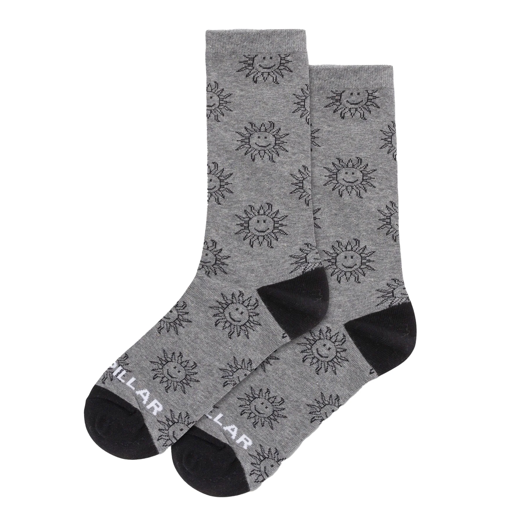 Calcetines Aop Crew unisex color gris
