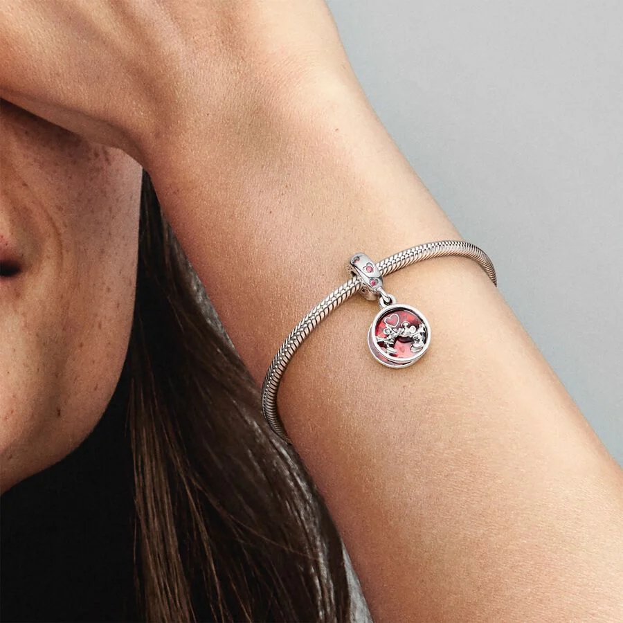 Charm Colgante Amor y Besos de Mickey Mouse & Minnie Mouse de Disney - Imagen 2