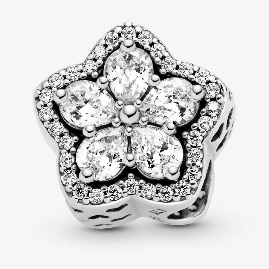 Charm Brillante Copo de Nieve en Pavé - Imagen 3
