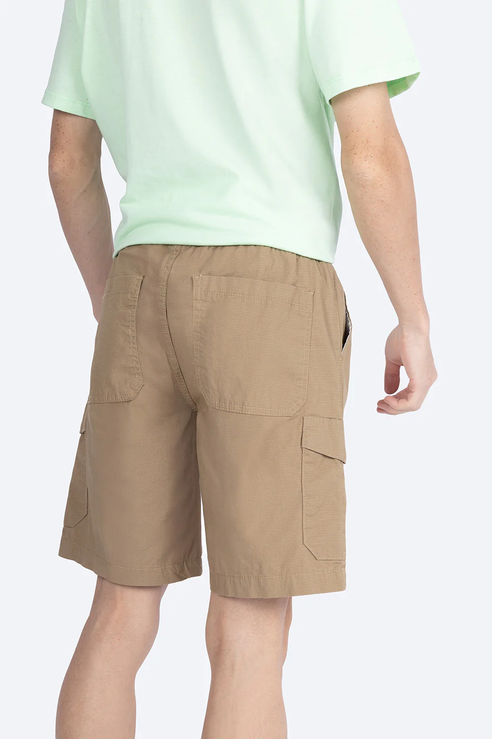 Bermuda café medio con jareta - Imagen 3