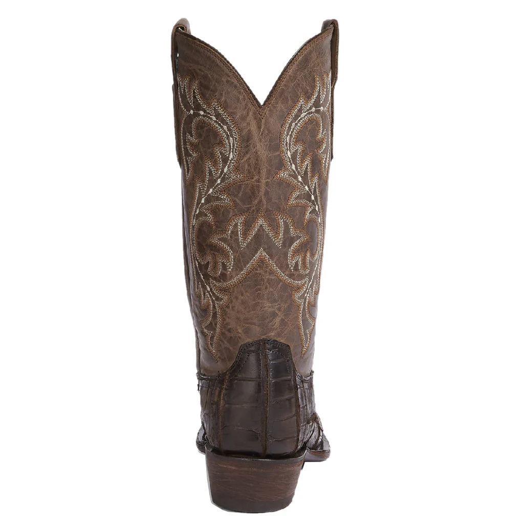 Botas Lucchese Burk M3195.74 Alligator Chocolate - Imagen 4