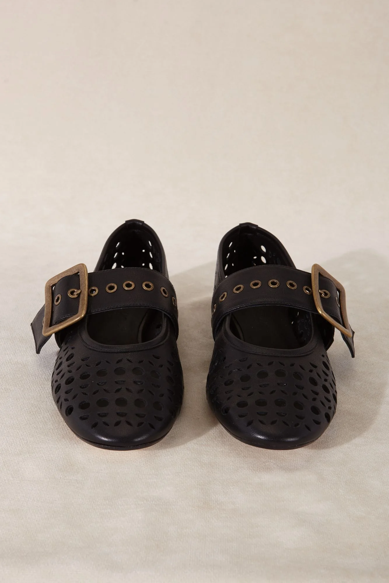 BAILARINAS CALADAS CON HEBILLA - ROCK NEGRO - Imagen 6