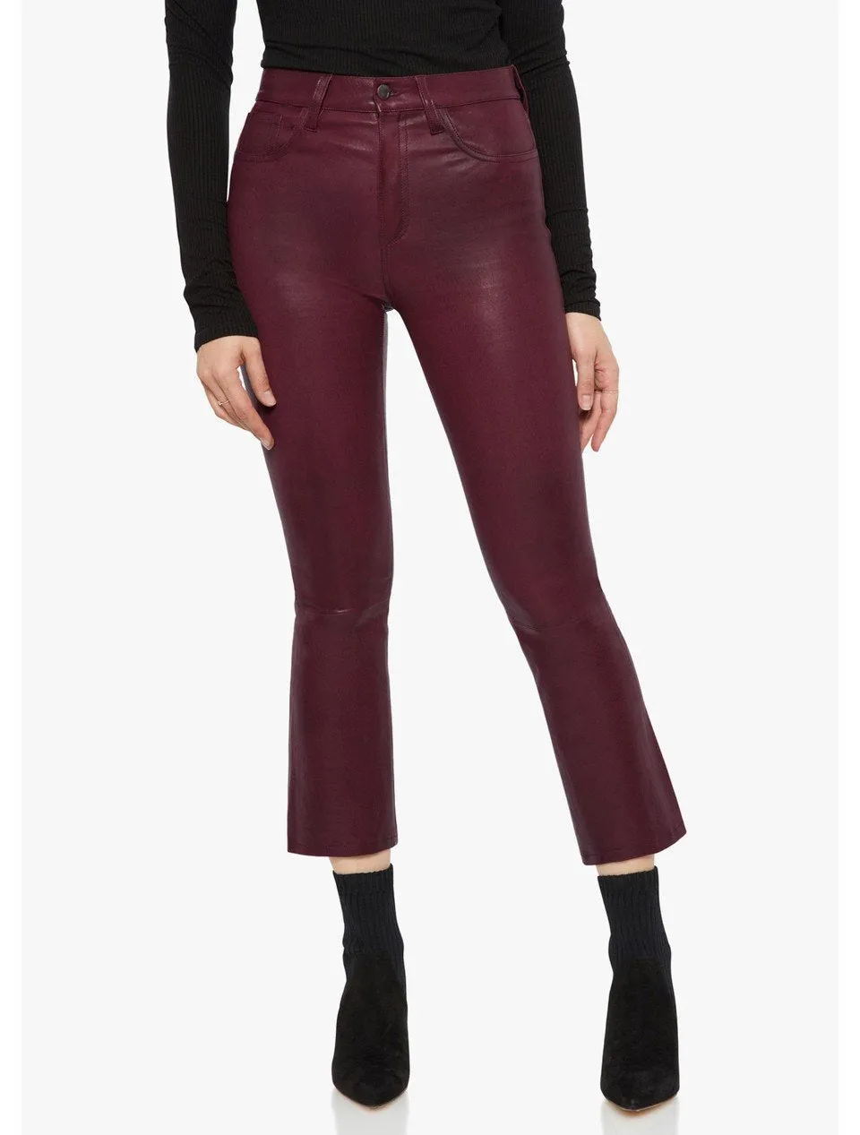 STRETCH LEATHER - THE CROPPED BOOT