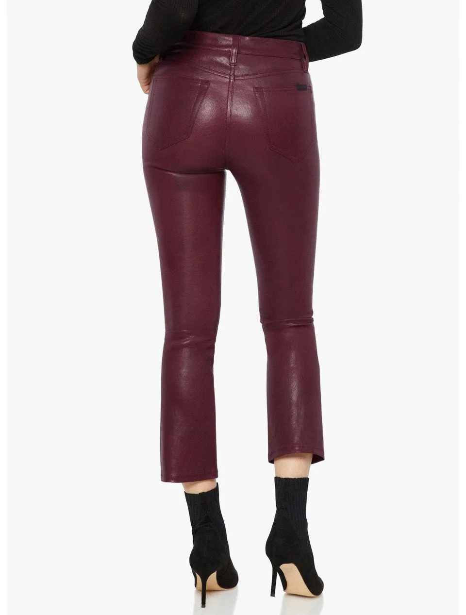 STRETCH LEATHER - THE CROPPED BOOT - Imagen 3