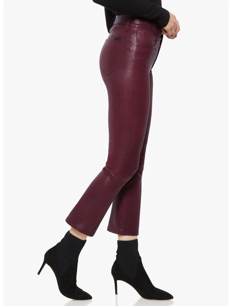 STRETCH LEATHER - THE CROPPED BOOT - Imagen 2