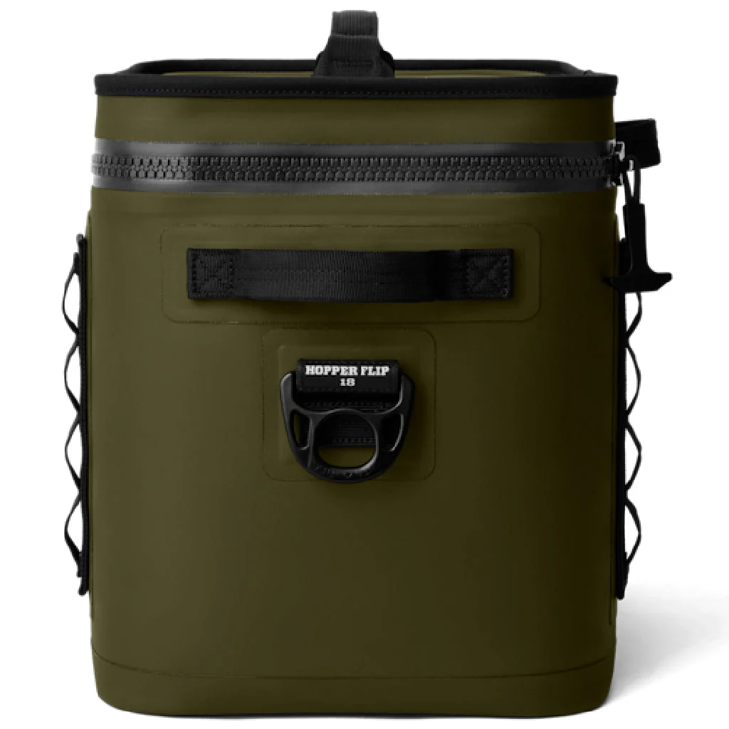 Hielera Yeti Hopper Flip 18 Olive/Black - Imagen 2