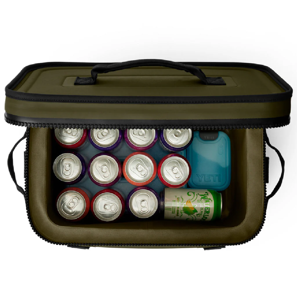 Hielera Yeti Hopper Flip 18 Olive/Black - Imagen 6