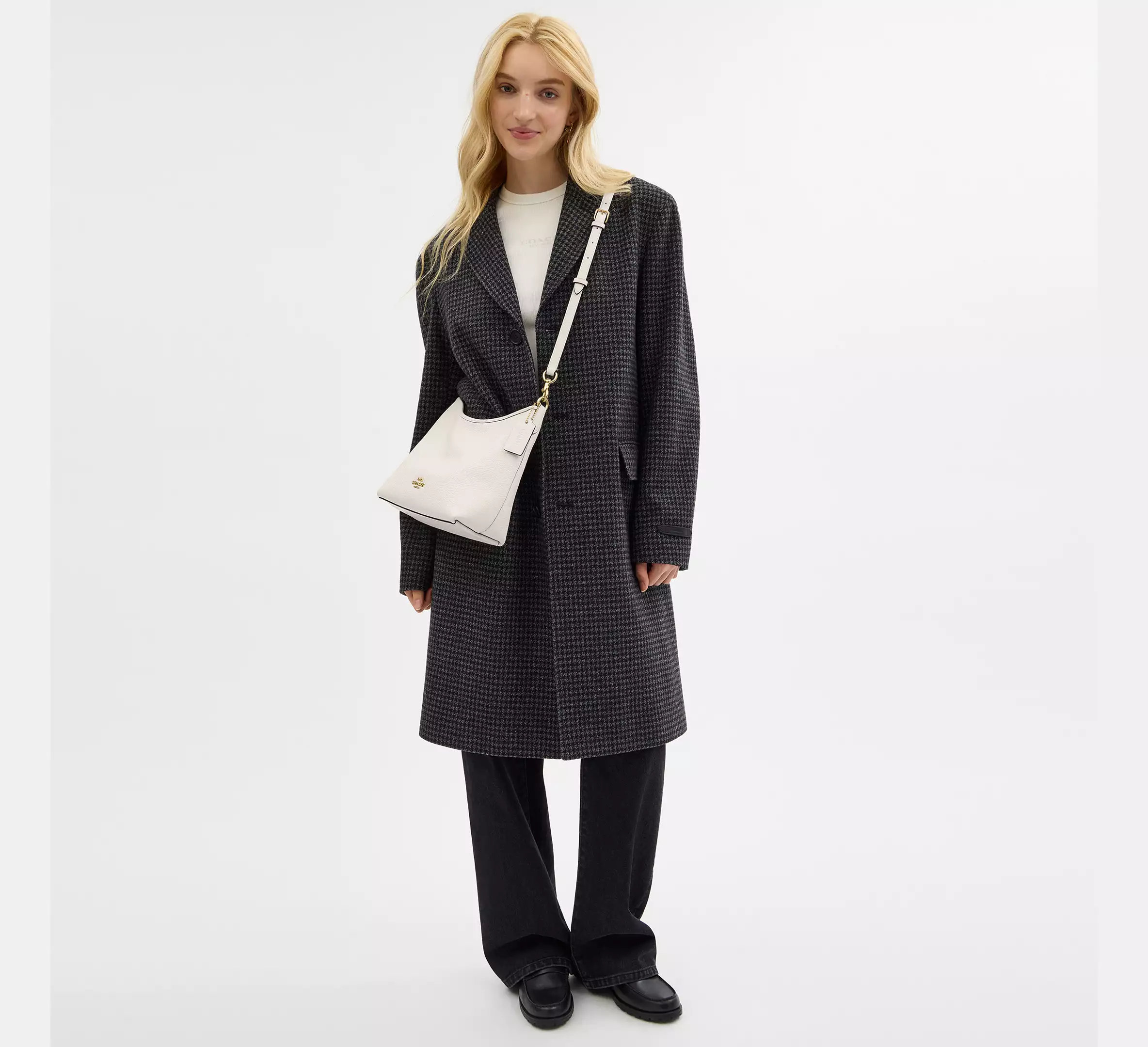 Coach Laurel Shoulder Bag Blanco Hueso - Imagen 4