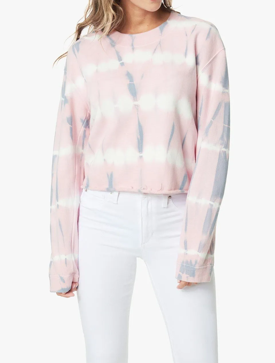 THE TIE DYE CROPPED SWEATSHIRT