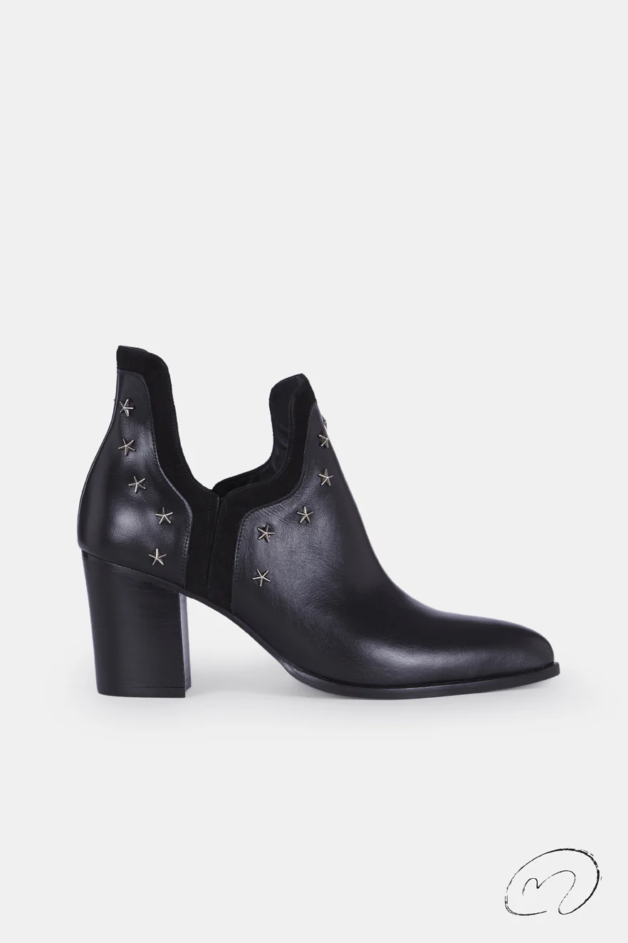 NAY BOOTS NEGRO TACON 7CM - Imagen 2