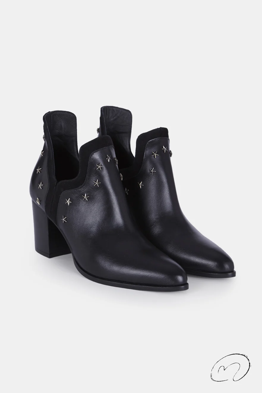 NAY BOOTS NEGRO TACON 7CM - Imagen 4