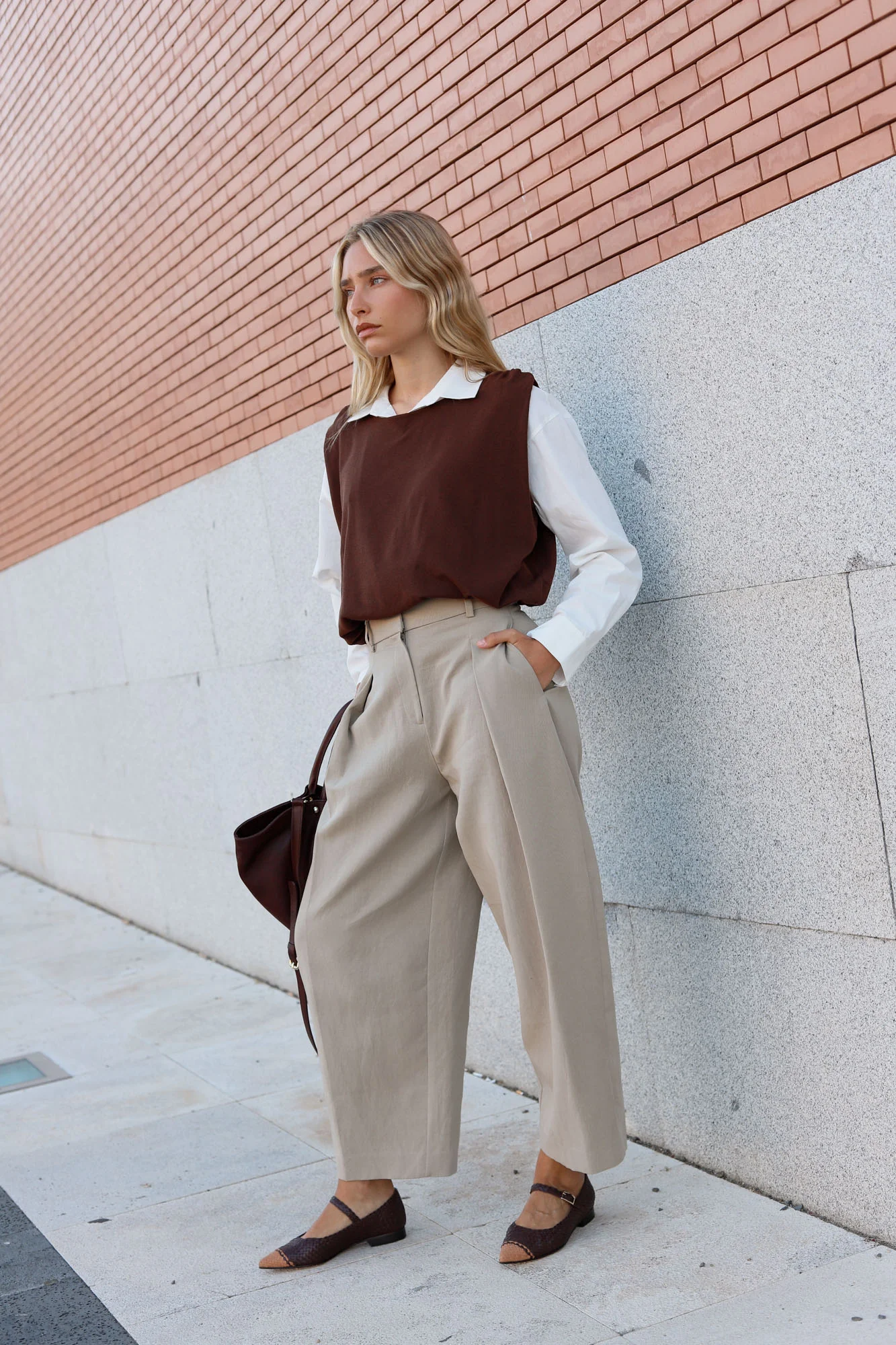 BAILARINA TRENZADA BIANCA CHOCOLATE 2CM - Imagen 6