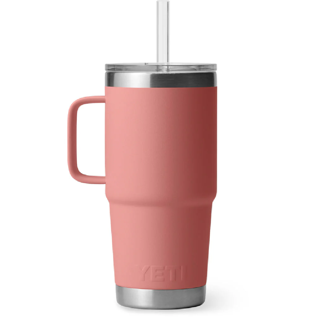Taza Yeti Rambler 25 oz Straw Mug Wild Sandstone Pink - Imagen 2