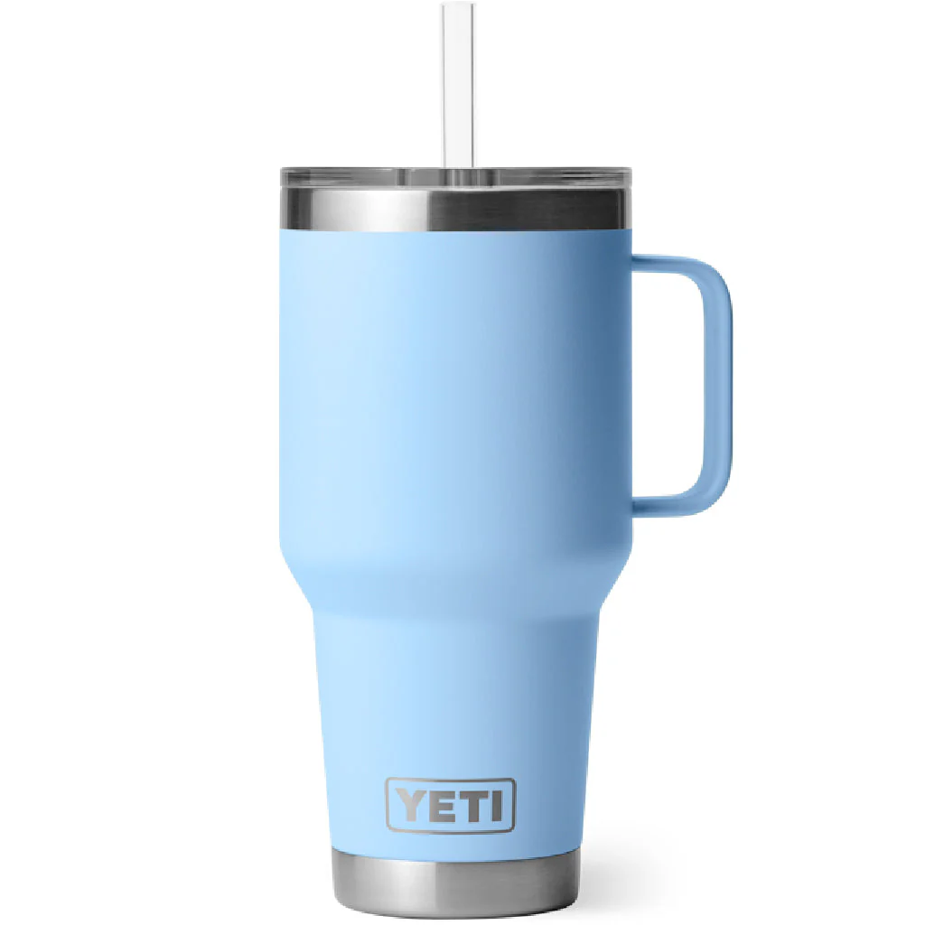 Taza Yeti Rambler 35 oz Straw Cup Big Sky Blue