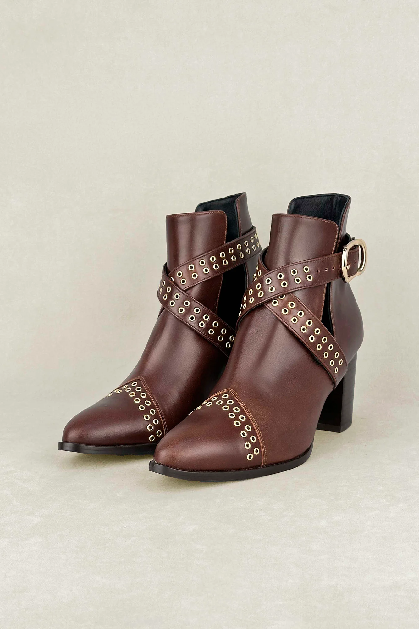 BOWIE MARRON TACON 7CM - Imagen 4