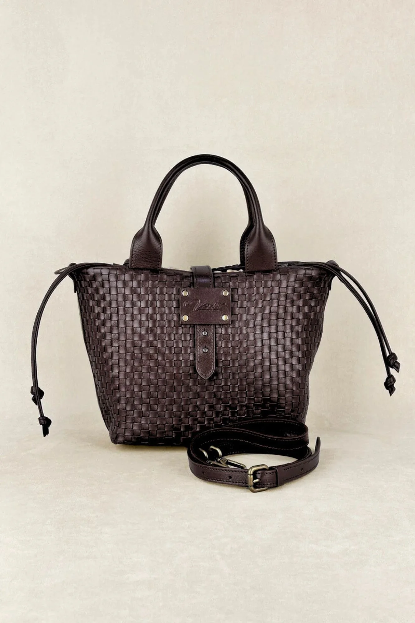 CAPAZO TRENZADO CHOCOLATE - Imagen 3