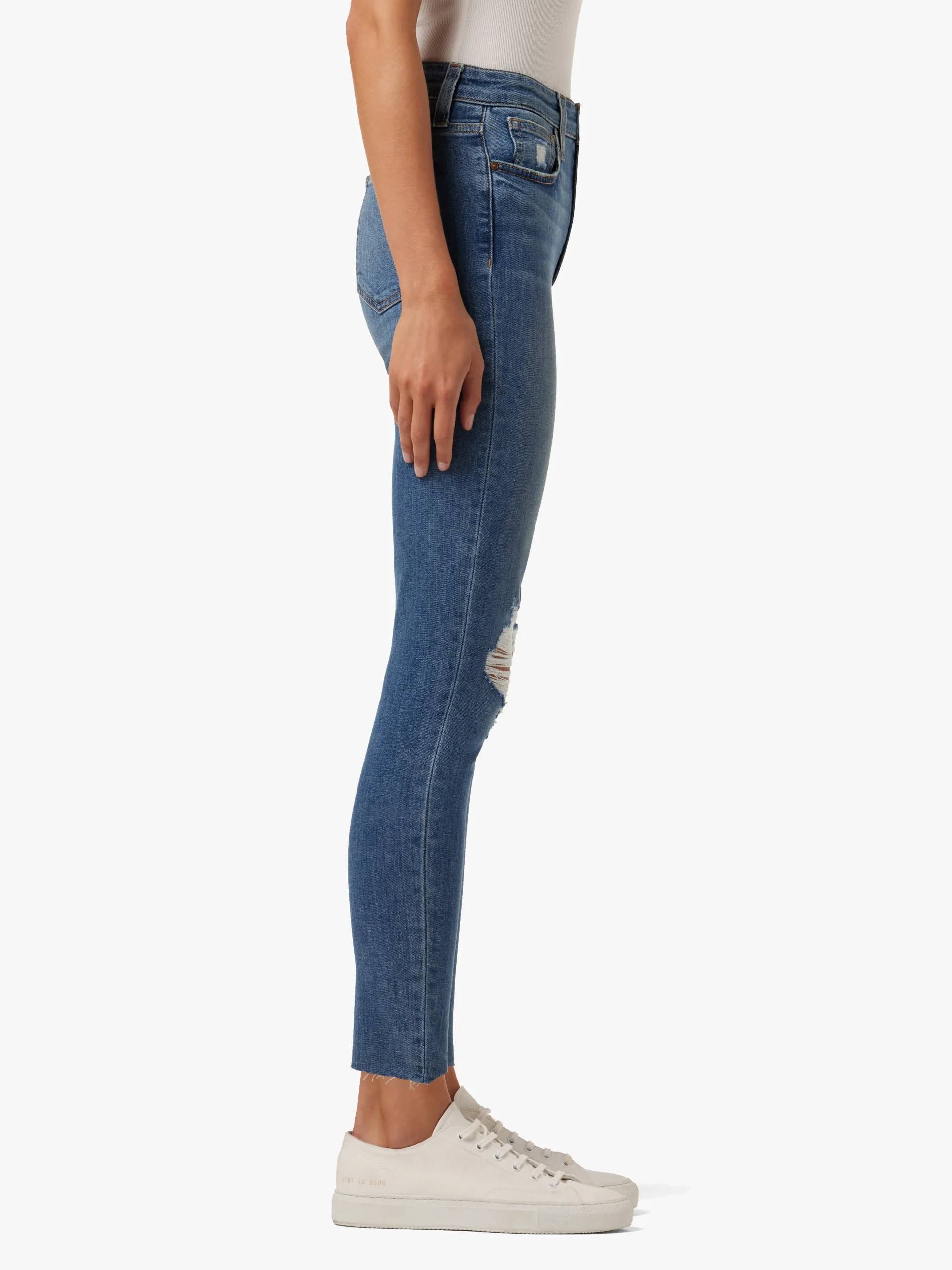 MEDELLIN HIGH RISE SKINNY ANKLE CUT HEM - Imagen 2