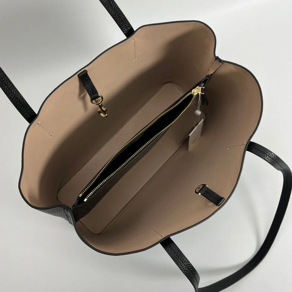 Tory Burch Blake Center Zip Tote Black - Imagen 4